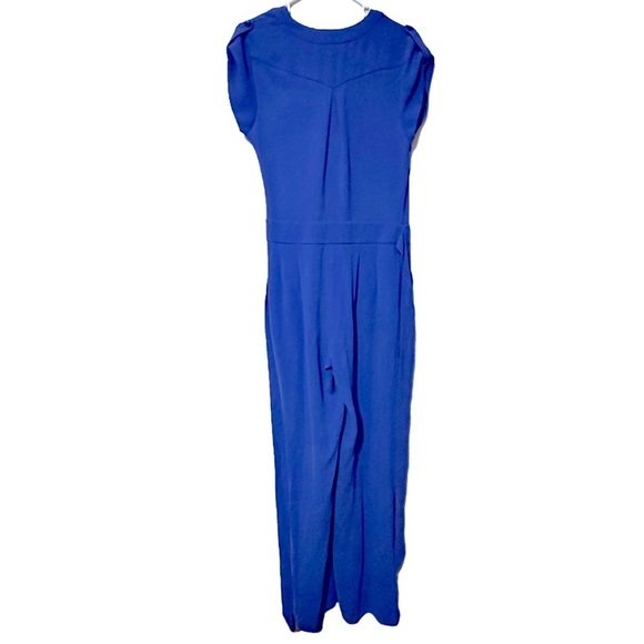 Diane Von Furstenberg DVF Purdy Crepe Jumpsuit Size 8 - Picture 9 of 16
